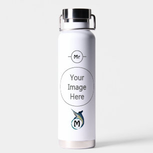 Schwertfisch Jumping Monogram Trinkflasche