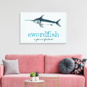 Schwertfisch Leinwand (Insitu (Wohnzimmer))