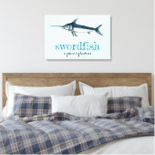 Schwertfisch Leinwand (Insitu (Schlafzimmer))