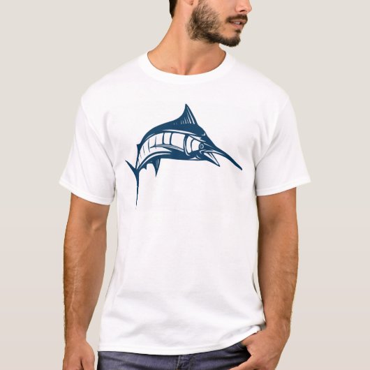 Schwertfisch-Motiv-Kleidung T-Shirt (Vorderseite)