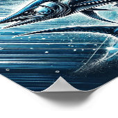 Schwertfisch Poster (Ecke)