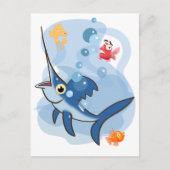 Schwertfisch Postkarte (Vorderseite)