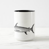 Schwertfisch-Tasse, wissenschaftliche Illustration Tasse (Zentrum)