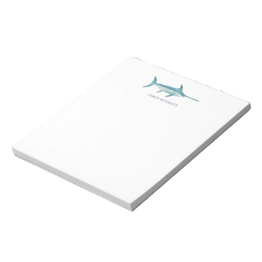 Schwertfischfang Notizblock (Rotiert)