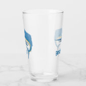 Schwertfischfisch Cartoon Illustration Glas (Rechts)