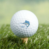 Schwertfischfisch Cartoon Illustration Golfball (Insitu T-Shirt)