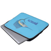 Schwertfischfisch Cartoon Illustration Laptopschutzhülle (Vorne Knopf)