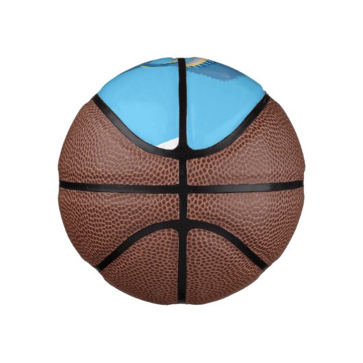 Schwertfischfisch Cartoon Illustration Mini Basketball (Rechts)