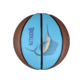 Schwertfischfisch Cartoon Illustration Mini Basketball (Vertikal)