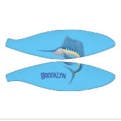 Schwertfischfisch Cartoon Illustration Mini Basketball (Panele)