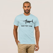 Schwertfischfischenkunst T-Shirt (Vorne ganz)