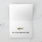 Schwertfischgrusskarte Karte (Innenseite)