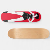 Schwertfrau Anime Girl Skateboard Deck (Horizontal)