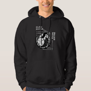 Schwertkämpfer des Bayne-Clans-Gälisches-Motto Hoodie