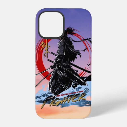 Schwertkämpfer iPhone Hülle (Rückseite)