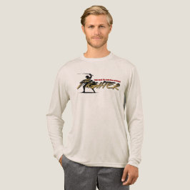 Schwertkämpfer | Lange Herrenärmel Tri-Blend Shirt