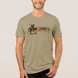 Schwertkämpfer | Langes Herrenoberteil Tri-Blend Shirt