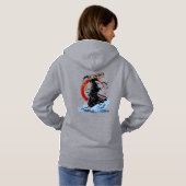 Schwertkämpferin | Frauen Hoodie (Schwarz voll)