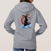 Schwertkämpferin | Frauen Hoodie (Rückseite)