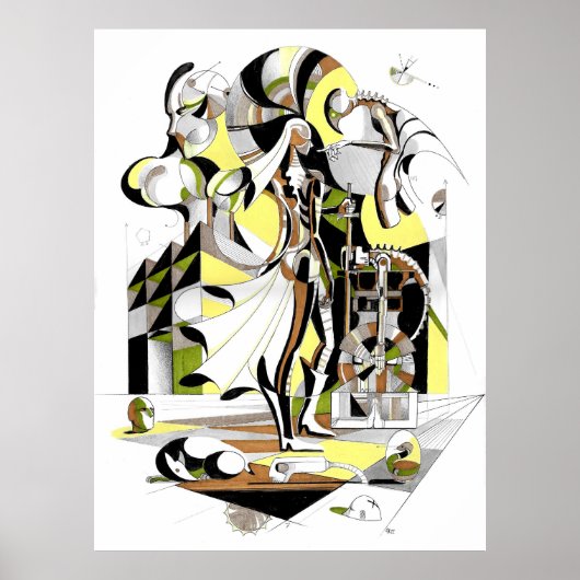 Schwertkunst Poster (Vorne)