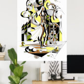 Schwertkunst Poster (Heimbüro)