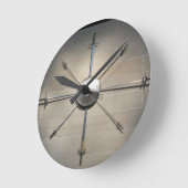 Schwertkunst Runde Wanduhr (Winkel)