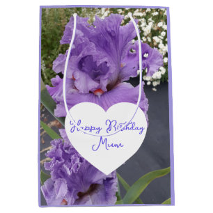 Schwertlilie Blumen Lila Lavendel Flieder Floral Mittlere Geschenktüte