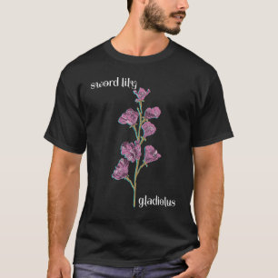 Schwertlilie Gladiolus Blume Ästhetische Botanik G T-Shirt
