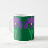 Schwertlilie Kaffeetasse (Vorderseite Links)