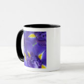 Schwertlilien-Blumen Tasse (Vorderseite Links)