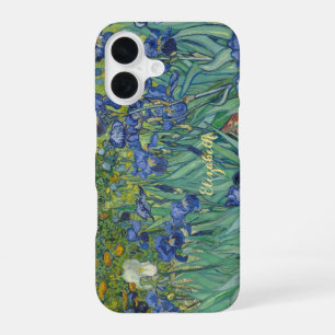 Schwertlilien Blumen Van Gogh Florale Kunst Monogr iPhone 16 Hülle