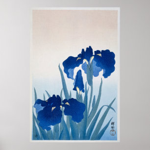 Schwertlilien-Blumen von Ohara Koson (1925–1936) Poster