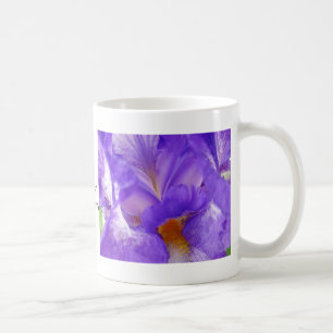Schwertlilien-Blumengarten-Kaffeetasse-Mug Geschen Kaffeetasse