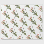 Schwertlilien-Blumenmuster Geschenkpapier (Flach)