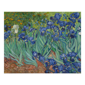 Schwertlilien, Florale Ölmalerei, Vincent Van Gogh Poster