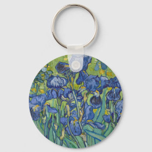 Schwertlilien, Florale Ölmalerei, Vincent Van Gogh Schlüsselanhänger
