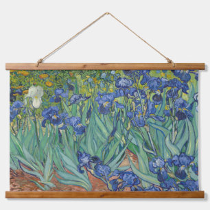 Schwertlilien, Florale Ölmalerei, Vincent Van Gogh Wandteppich Mit Holzrahmen