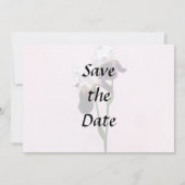 Schwertlilien in Liebe Save The Date (Rückseite)
