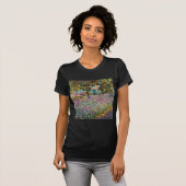 Schwertlilien in Monets Garten T-Shirt (Vorne ganz)