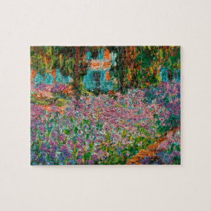 Schwertlilien Monet Garten Giverny Blumen Puzzle