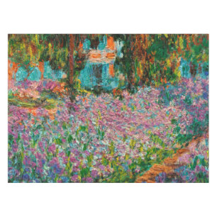 Schwertlilien Monet Garten Giverny Blumen Tischdecke