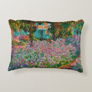 Schwertlilien Monet Garten Giverny Blumen Zierkissen