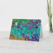 Schwertlilien, Vincent van Gogh Karte (Vorderseite)
