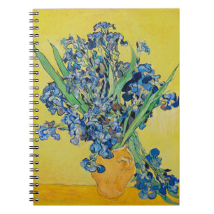 Schwertlilien Vincent van Gogh Notizblock
