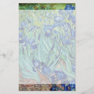 Schwertlilien von Vincent van Gogh. Berühmte Kunst Briefpapier