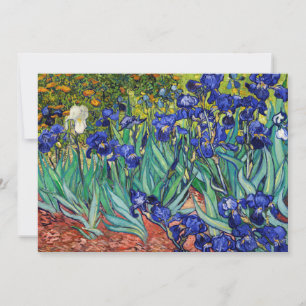 Schwertlilien von Vincent van Gogh Dankeskarte