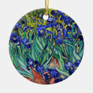 Schwertlilien von Vincent van Gogh Keramik Ornament