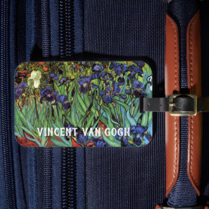 Schwertlilien von Vincent van Gogh, Vintage-Garten Gepäckanhänger