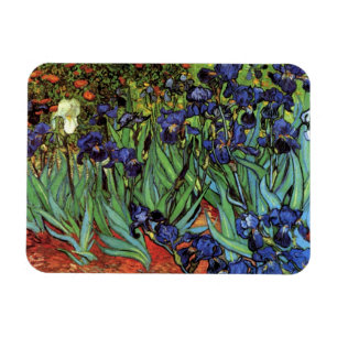 Schwertlilien von Vincent van Gogh, Vintage-Garten Magnet