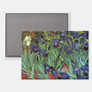 Schwertlilien von Vincent van Gogh, Vintage-Garten Magnet